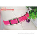 Sparkle One Row Diamond Pink Nylon Pet Collar With Bell 1 /